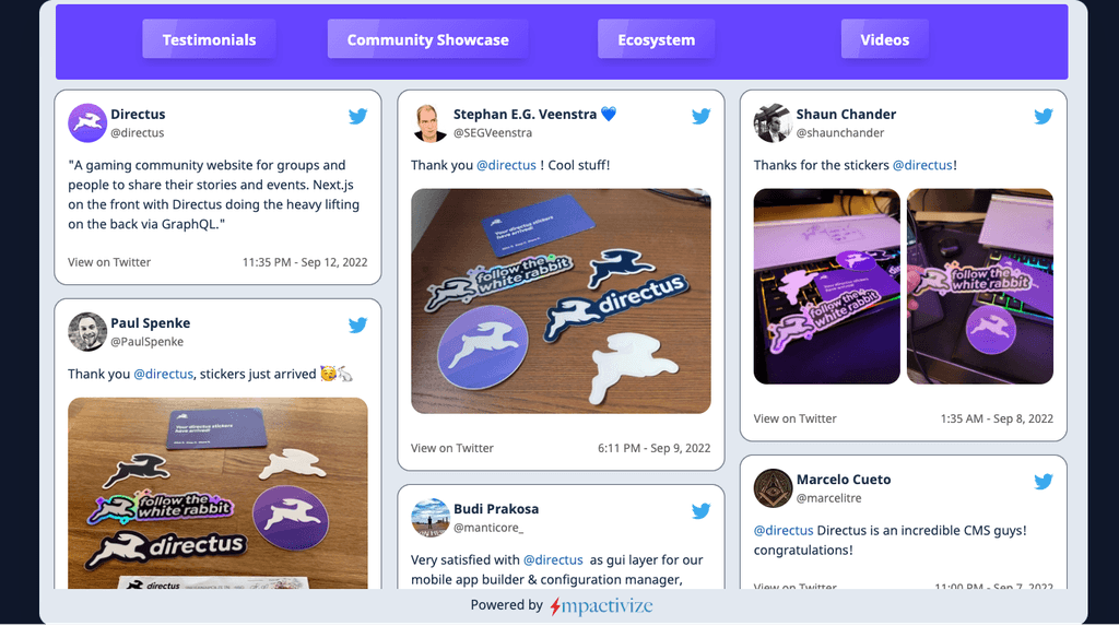 Community Highlights Showcase